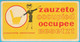 YUGOSLAV AIRLINES (JAT) - Beautifull Original Vintage Cardboard Label 1950s*  OCCUPIED * Larger Size - Horarios