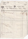 A18772 - INVOICE FROM AUSTRIAN EMPIRE 1800s INTER NOTA AM DIE K K PRIVIL PARAPLUIS FABRIK DES NIK WINKELMANN UND SOHN - Austria