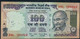 INDIA P91b4 100 RUPEES 1996 Signature 18  LETTER F #2HL   FINE - Inde