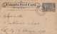 Canada Postal Stationery Ganzsache Entier 1c. Victoria Jubilee REVELSTOKE STATION B.C. 1899 CHICAGO USA (2 Scans) - 1860-1899 Reinado De Victoria