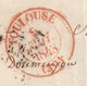 1848 - Lettre Pliée Avec Correspondance Savante De Toulouse Vers Castres En Port Payé PP - Cad Arrivée - 1801-1848: Voorlopers XIX