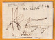 1824 - Marque Postale 32 LA REOLE Sur Lettre Pliée Avec Corresp De 2 P Vers NICE, Piémont Sardaigne - Taxe 18 - 1801-1848: Vorläufer XIX