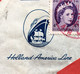 CANADA TO USA USED COVER 1957, VIGNETTE “SPECIAL DELIVERY EXPRESS” 1955 PRINT “HOLLAND-AMERICA LINE” HALIFEX RED CANCEL. - Airmail: Special Delivery