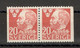 Sweden - MNH PAIR, 50th Ann. Death Alfred Nobel - Mi.No, 325D - 1946. - Unused Stamps
