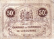 BON - BILLET - MONNAIE - 50 CENTIMES CHAMBRE DE COMMERCE 1915 - DE LIBOURNE GIRONDE 33000  - N° 68797 - Chambre De Commerce