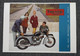 CARTE POSTALE PUBLICITE MOTO ANCIENNE OLD MOTORCYCLE TRIUMPH ON MOTORWAY - Motos