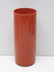 Delcampe - *JOLI VASE ROULEAU VERRE PEINT DE COULEUR ROUGE Décor Glycines Sur Le Haut XXe   E - Vases