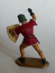 FIGURINE STARLUX SOLDAT MEDIEVAL CHEVALIER  Série Luxe Ivoirine 1958 6004 SEIGNEUR COMBATTANT ROUGE AVEC ECU ARMORIE - Starlux