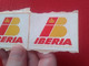 AIRLINES LÍNEAS AÉREAS BAGGAGE TAG AIR LINES IBERIA ESPAÑA EQUIPAJE..SPAIN AVIATION LOTE DE 2 ANTIGUAS ETIQUETAS ESPAGNE - Baggage Etiketten