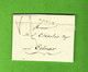 Delcampe - ECHANTILLON 1821 DE Tomblaine  Marque Postale 52 NANCY Jeandet Frères Marchands Laine   Draps  Chevalier à  Colmar - 1800 – 1899