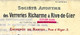 Groupe B.S.N. 1920  INDUSTRIE VERRERIE ENTETE VERRERIES RICHARME Rive De Gier (Loire) De Nantes Pour St Maixent Mr Guy - 1900 – 1949