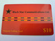 BERMUDA  $ 10,- LOGIC    / THICK CARD / BLACK STAR COMM    PREPAID CARD  Fine USED  **11278** - Bermude