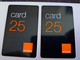 Phonecard St Martin French 2X CARD   ORANGE / 25 UNITS / MINT CARD   **11345 ** - Antillen (Frans)