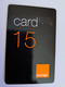 Phonecard St Martin French  ORANGE / 15 UNITS / DATE  / NO /  USED  CARD   **11349  ** - Antillen (Französische)