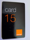 Phonecard St Martin French  ORANGE / 15 UNITS / DATE  / NO /  USED  CARD   **11350 ** - Antillen (Französische)