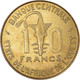 Monnaie, Communauté économique Des États De L'Afrique De L'Ouest, 10 Francs - Elfenbeinküste