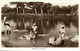 Bahrain, Laundry Washing In The River (1930s) RPPC Postcard - Bahrain