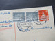 Berlin 3.11.1959 Ganzsache P 42 Mit 2x Zusatzfrankatur Im Fernverkehr Stempel Berlin - Charlottenburg 4 - Postales - Usados