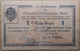 GERMAN EAST AFRICA 1915 1 RUPIE, EINE RUPIE, INTERIMS BANK NOTE, WW I....CIRCULATED & WITH FOLD MARK - Deutsch-Ostafrikanische Bank