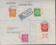 1948. ISRAEL. Nice Cover With The First FOUR Stamp From Israel Including 15 M Ancient Jewish ... (Michel 1-4) - JF433291 - Other & Unclassified