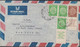 1948. ISRAEL. Interesting AIR MAIL Cover To USA With Pair 5 M + 5 M+ 50 M Ancient Jewish Coins... (Michel 6+) - JF433308 - Autres & Non Classés