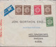 1954. ISRAEL. Ancient Coins. 10 + 3 EX 50 + 60 Pr On PAR AVION Cover To SWEDEN Cancelled TEL ... (Michel 51+) - JF433317 - Andere & Zonder Classificatie