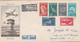 1950. ISRAEL. Birds Complete Set AIR MAIL On FDC Cancelled First Day Of Issue 25 6 1950 LYD... (Michel 33-38) - JF433326 - Andere & Zonder Classificatie