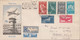 1950. ISRAEL. Birds Complete Set AIR MAIL On FDC Cancelled First Day Of Issue 25 6 1950 LYD... (Michel 33-38) - JF433327 - Other & Unclassified