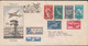 1950. ISRAEL. Birds Complete Set AIR MAIL On FDC Cancelled First Day Of Issue 25 6 1950 LYD... (Michel 33-38) - JF433328 - Andere & Zonder Classificatie