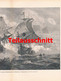 D101 2362 Robert Heineke Segelschiffe Seegefecht Marine Großbild 1898 !! - Boats