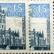 24170 FRANCE N°1235d°(Cérés) 15c. Laon : Re-entry Des 2/3 Droits Du Timbre + Normal  1960  TB - Used Stamps