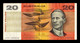 Australia 20 Dollars 1974-1994 Pick 46d BC/MBC F/VF - 1974-94 Australia Reserve Bank (Banknoten Aus Papier)