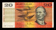 Australia 20 Dollars 1974-1994 Pick 46d BC/MBC F/VF - 1974-94 Australia Reserve Bank (paper Notes)