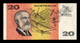 Australia 20 Dollars 1974-1994 Pick 46d BC/MBC F/VF - 1974-94 Australia Reserve Bank (paper Notes)