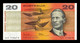 Australia 20 Dollars 1974-1994 Pick 46e BC/MBC F/VF - 1974-94 Australia Reserve Bank (papier)