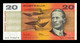 Australia 20 Dollars 1974-1994 Pick 46e BC/MBC F/VF - 1974-94 Australia Reserve Bank (paper Notes)