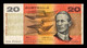 Australia 20 Dollars 1974-1994 Pick 46i BC/MBC F/VF - 1974-94 Australia Reserve Bank (paper Notes)