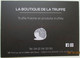 CARTE PUB PUBLICITE DIAMANT NOIR LA BOUTIQUE DE LA TRUFFE GORDES VAUCLUSE - Reclame