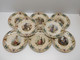 *8 ANCIENNES ASSIETTES DESSERT SARREGUEMINES ALSACE U & Cie METIERS COSTUMES   E - Sarreguemines (FRA)