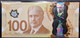 Canada 100 Dollars 2011 UNC P- 110c Polymer < Medical Innovation > - Canada