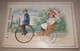 CHROMO VELO MAGASIN A L'ENFANT PRODIGUE ANGERS CYCLE CYCLISME 1880-1890 - Other & Unclassified