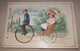 CHROMO VELO MAGASIN A L'ENFANT PRODIGUE ANGERS CYCLE CYCLISME 1880-1890 - Autres & Non Classés