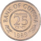 Monnaie, Guyana, 25 Cents, 1989, SUP+, Cupro-nickel, KM:34 - Guyana