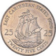 Monnaie, Etats Des Caraibes Orientales, Elizabeth II, 25 Cents, 1989, SPL - East Caribbean States