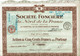 1928 -Action De SOCIETE FONCIERE DU NORD DE LA FRANCE  -Siège Social à Paris -Feuille Complète Moins 1 Coupon -Pliée - Bank & Versicherung