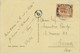 P0297 - SOMALIA - STORIA POSTALE -  Sassone # 77 Su CARTOLINA Da Mogadiscio 1927 - Somalie