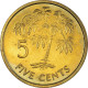 Monnaie, Seychelles, 5 Cents, 1995, British Royal Mint, SPL, Laiton, KM:47.2 - Seychelles