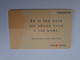 NETHERLANDS  ADVERTISING CHIPCARD HFL 2,50 ING - BANK       MINT    ** 11426 ** - Privées