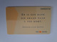 NETHERLANDS  ADVERTISING CHIPCARD HFL 2,50 ING - BANK       MINT    ** 11426 ** - Privé