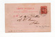 !!! CPA ECRITE A BORD DU PAQUEBOT PORTUGAL ET POSTEE A  ALEXANDRIE EN 1907 AFFRANCH 10C SEMEUSE LIGNEE - Storia Postale